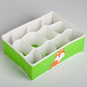 Кофр для белья «Лиса»,12 ячеек Кофр для белья «Лиса»,12 ячеек