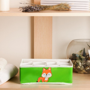 Кофр для белья «Лиса»,12 ячеек Кофр для белья «Лиса»,12 ячеек