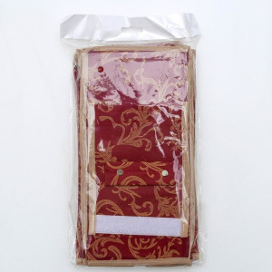 Кофр подвесной «Бордо», 5 отделений, 15×30×70 см, цвет бордовый Кофр подвесной «Бордо», 5 отделений, 15×30×70 см, цвет бордовый