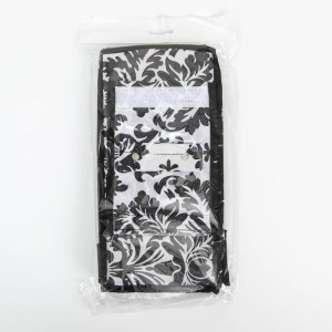 Кофр подвесной «Вензель», 5 отделений, 15×30×70 см, цвет чёрно-белый Кофр подвесной «Вензель», 5 отделений, 15×30×70 см, цвет чёрно-белый