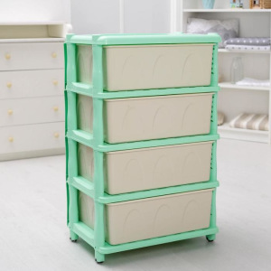 Комод детский 4-х секционный «Мульти-пульти», на колёсиках, МИКС Комод детский 4-х секционный «Мульти-пульти», на колёсиках, МИКС