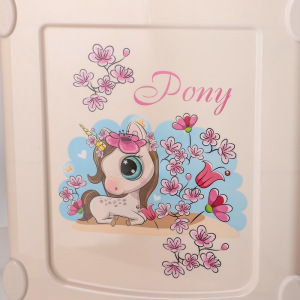 Комод детский 4-х секционный «Сказочное королевство», на колёсиках, цвет и рисунок МИКС Комод детский 4-х секционный «Сказочное королевство», на колёсиках, цвет и рисунок МИКС