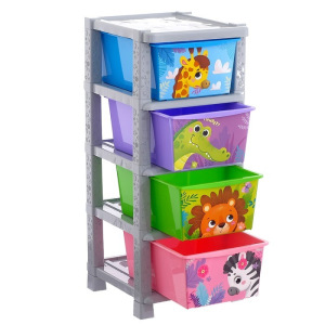 Комод детский «Дружные зверята», 4 секции Комод детский «Дружные зверята», 4 секции