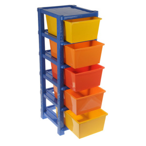 Комод детский №16, 5 секций, цвет синий Комод детский №16, 5 секций, цвет синий