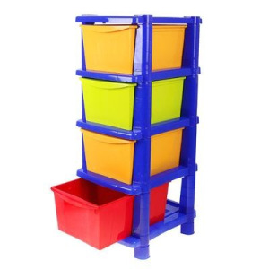 Комод для игрушек Star, 4 выдвижных ящика Комод для игрушек Star, 4 выдвижных ящика