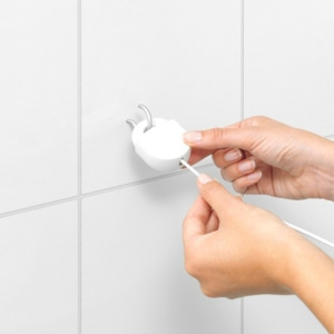 Комплект бельевой веревки Brabantia, цвет белый Комплект бельевой веревки Brabantia, цвет белый