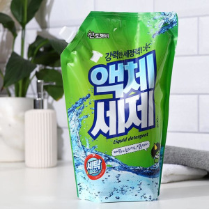 Концентрированное жидкое средство Sandokkaebi для стирки, дой-пак, 1600 мл Концентрированное жидкое средство Sandokkaebi для стирки, дой-пак, 1600 мл