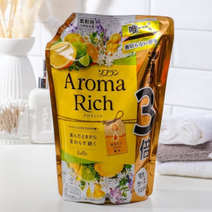 Кондиционер для белья Aroma Rich Belle, аромат натуральных масел, 1200 мл Кондиционер для белья Aroma Rich Belle, аромат натуральных масел, 1200 мл