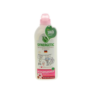 Кондиционер для белья Synergetic с антистатическим эффектом, Миндальное молочко, 1 л Кондиционер для белья Synergetic с антистатическим эффектом, Миндальное молочко, 1 л