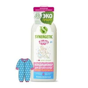 Кондиционер-ополаскиватель биоразлагаемый для детского белья Synergetic нежное прикосновение, 1 л Кондиционер-ополаскиватель биоразлагаемый для детского белья Synergetic нежное прикосновение, 1 л