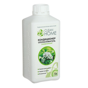 Кондиционер-ополаскиватель для белья Clean home универсальный с ароматом яблоневых садов, 1 л Кондиционер-ополаскиватель для белья Clean home универсальный с ароматом яблоневых садов, 1 л