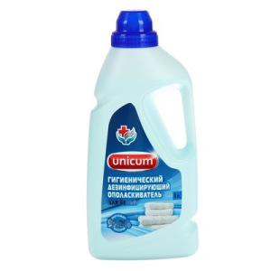Кондиционер-ополаскиватель для белья Unicum, гигиенический, дезинфицирующий, 1 л Кондиционер-ополаскиватель для белья Unicum, гигиенический, дезинфицирующий, 1 л