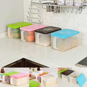 Контейнер для холодильника с ручкой, кофейный Контейнер для холодильника с ручкой, кофейный