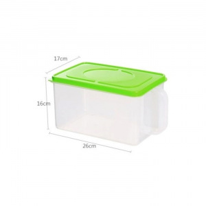 Контейнер для холодильника с ручкой, зеленый Контейнер для холодильника с ручкой, зеленый