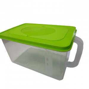 Контейнер для холодильника с ручкой, зеленый Контейнер для холодильника с ручкой, зеленый