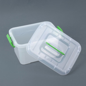 Контейнер для хранения, 20×15×11 см, крышка с ручкой на защёлке, матовый Контейнер для хранения, 20×15×11 см, крышка с ручкой на защёлке, матовый