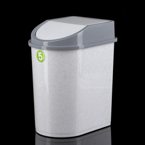 Контейнер для мусора, 5 л, цвет мраморный