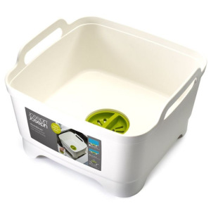 Контейнер для мытья посуды Joseph Joseph Wash&Drain, белый Контейнер для мытья посуды Joseph Joseph Wash&Drain, белый