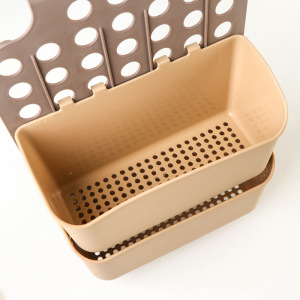 Контейнер подвесной универсальный с регулируемыми ячейками, цвет бежевый Контейнер подвесной универсальный с регулируемыми ячейками, цвет бежевый