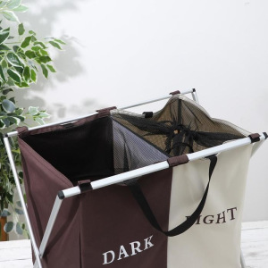 Корзина для белья двойная Dark or Light Корзина для белья двойная Dark or Light