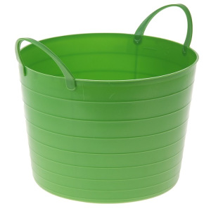 Корзина для белья мягкая, 17 л, 33×33×24,5 см, цвет ярко-зелёный Корзина для белья мягкая, 17 л, 33×33×24,5 см, цвет ярко-зелёный
