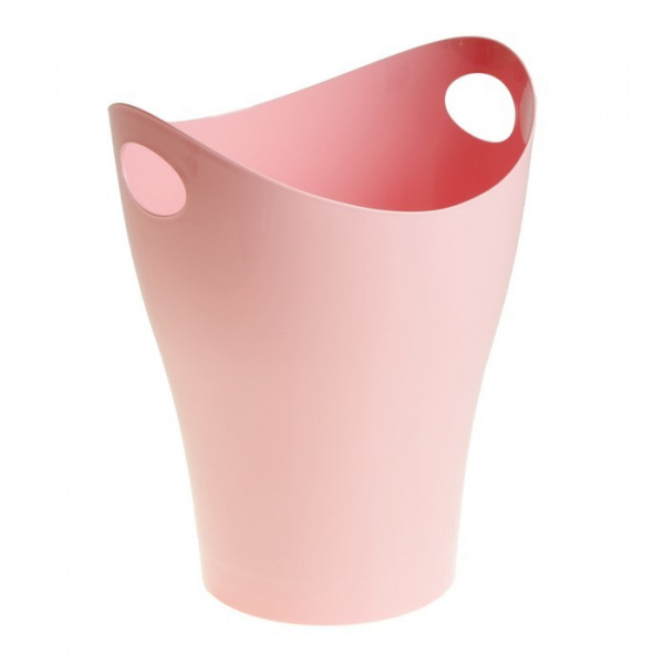 Корзина для бумаг 8 литров Pastel, розовая