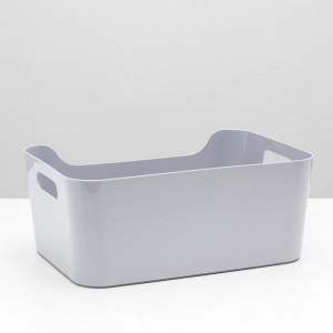 Корзина для хранения econova Scandi, 10 л, 34×24×14 см, цвет светло-серый Корзина для хранения econova Scandi, 10 л, 34×24×14 см, цвет светло-серый