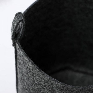 Корзина для хранения Eva «Кашпо», 17×17×16 см, цвет тёмно-серый Корзина для хранения Eva «Кашпо», 17×17×16 см, цвет тёмно-серый