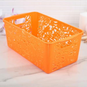 Корзина для хранения «Птицы», 28×15×11 см, цвет МИКС Корзина для хранения «Птицы», 28×15×11 см, цвет МИКС