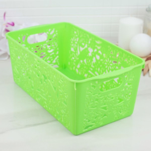 Корзина для хранения «Птицы», 28×15×11 см, цвет МИКС Корзина для хранения «Птицы», 28×15×11 см, цвет МИКС