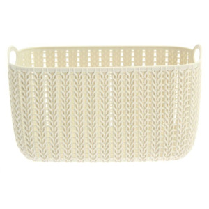 Корзина для хранения «Вязание», 4 л, 24×17×13 см, цвет бежевый Корзина для хранения «Вязание», 4 л, 24×17×13 см, цвет бежевый