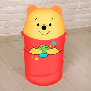Корзина для игрушек Медвежонок Винни и его друзья с ручками и крышкой Корзина для игрушек Медвежонок Винни и его друзья с ручками и крышкой