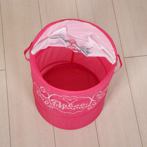 Корзина для игрушек "Давай играть!" Кошечка Мари с ручками и крышкой Корзина для игрушек "Давай играть!" Кошечка Мари с ручками и крышкой