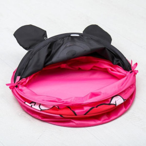 Корзина для игрушек "Мои игрушки" Минни Маус с ручками и крышкой Корзина для игрушек "Мои игрушки" Минни Маус с ручками и крышкой