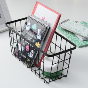 Корзина для мелочей Доляна, 29×11,5×13 см, цвет чёрный Корзина для мелочей Доляна, 29×11,5×13 см, цвет чёрный