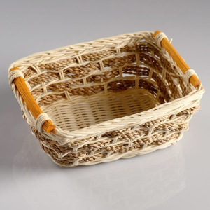 Корзина, с ручками, 22×16×10 см, ротанг Корзина, с ручками, 22×16×10 см, ротанг