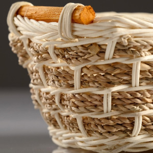 Корзина, с ручками, 22×16×10 см, ротанг Корзина, с ручками, 22×16×10 см, ротанг