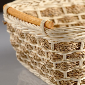 Корзина, с ручками, 35×24×10 см, ротанг Корзина, с ручками, 35×24×10 см, ротанг