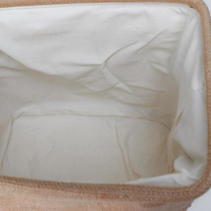 Корзина складная с ручками для хранения 31х21 Н 27 см.(джут) Корзина складная с ручками для хранения 31х21 Н 27 см.(джут)