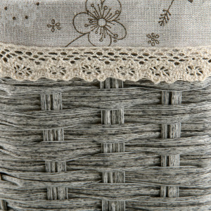 Корзина универсальная плетёная Доляна «Полянка», 40×40×41 см, цвет серый Корзина универсальная плетёная Доляна «Полянка», 40×40×41 см, цвет серый