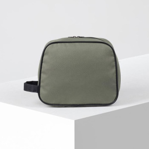 Косметичка дорожная, отдел на молнии, цвет хаки/чёрный Косметичка дорожная, отдел на молнии, цвет хаки/чёрный