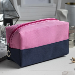 Косметичка дорожная, отдел на молнии, цвет розовый/синий Косметичка дорожная, отдел на молнии, цвет розовый/синий