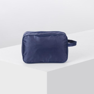 Косметичка дорожная, отдел на молнии, наружный карман, с ручкой, цвет синий Косметичка дорожная, отдел на молнии, наружный карман, с ручкой, цвет синий