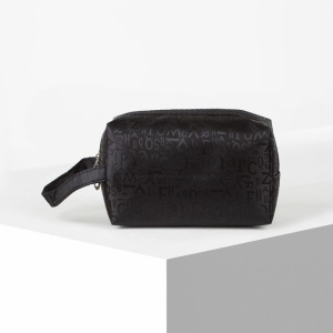 Косметичка дорожная, отдел на молнии, с ручкой, цвет чёрный Косметичка дорожная, отдел на молнии, с ручкой, цвет чёрный