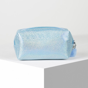 Косметичка дорожная, отдел на молнии, с ручкой, цвет голубой Косметичка дорожная, отдел на молнии, с ручкой, цвет голубой