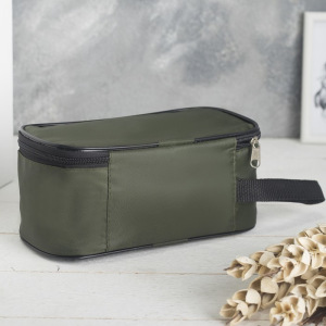 Косметичка дорожная, отдел на молнии, с ручкой, цвет оливковый Косметичка дорожная, отдел на молнии, с ручкой, цвет оливковый