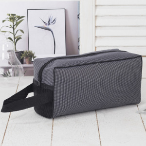 Косметичка дорожная, отдел на молнии, с ручкой, цвет серый Косметичка дорожная, отдел на молнии, с ручкой, цвет серый