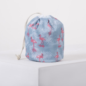 Косметичка дорожная, отдел на шнурке, с кошельком, цвет серый Косметичка дорожная, отдел на шнурке, с кошельком, цвет серый