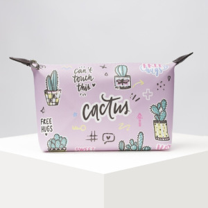 Косметичка простая, отдел на молнии, цвет розовый Косметичка простая, отдел на молнии, цвет розовый