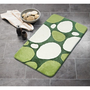 Коврик для ванной, комнаты Pepple, цвет зеленый Коврик для ванной, комнаты Pepple, цвет зеленый